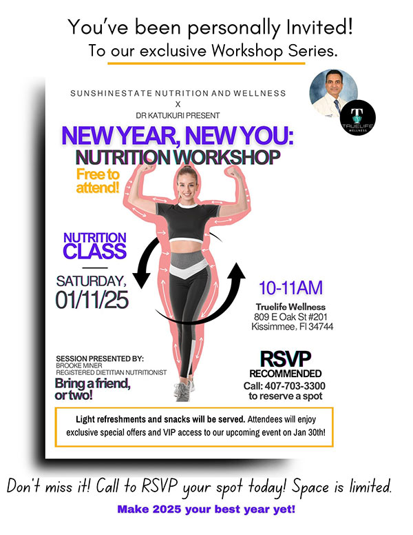Sign Up For Events of TrueLife Wellness in Kissimmee, FL Sign Up For Events of TrueLife Wellness in Kissimmee, FL
