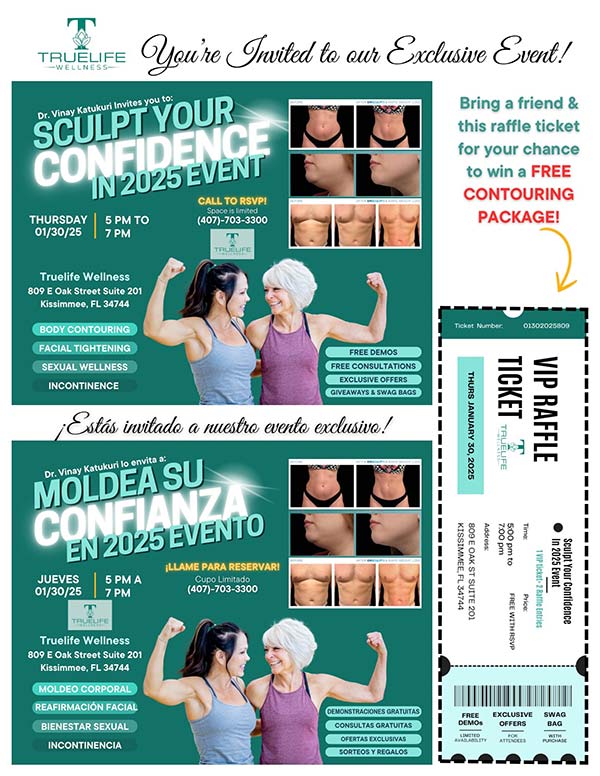 Sign Up For Events of TrueLife Wellness in Kissimmee, FL Sign Up For Events of TrueLife Wellness in Kissimmee, FL